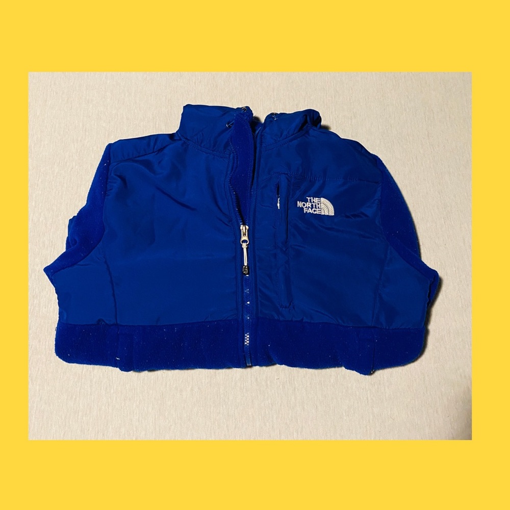 Navy blue north face jacket